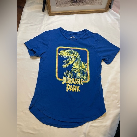 Jurassic Park Other - Girls Jurassic Park size large blue t-shirt